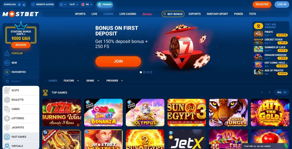 Sázková společnost MostBet – sportovní sázení na internetu