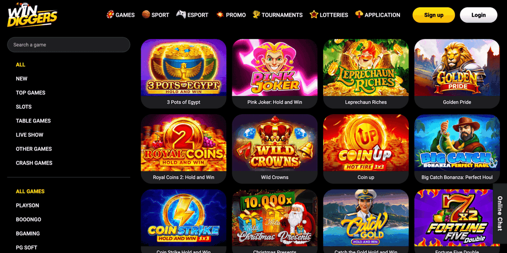 Win Diggers Gambling Enterprise Sister Sites