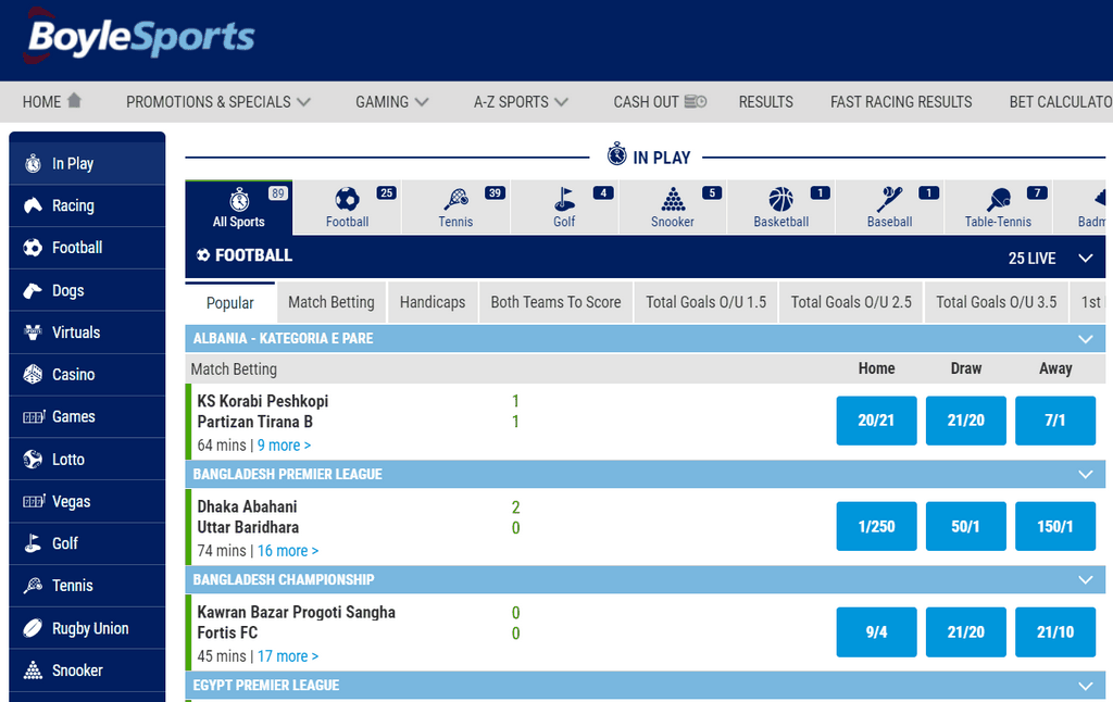 BoyleSports Sports Betting App